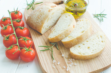 Italian ciabatta bread