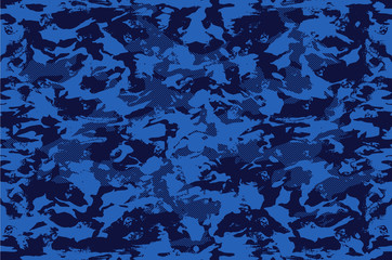 Seamless Trashy Camouflage Pattern