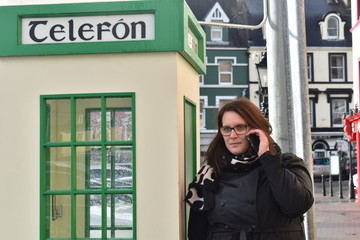 Step in to the past, close the door of the Irish telephone box and make and receive calls on your...