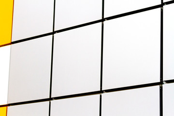 Obraz premium gray square blocks in perspective