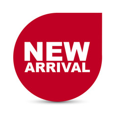 red vector banner new arrival