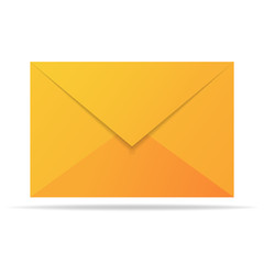 Closed email. Mail icon. Vector illustration