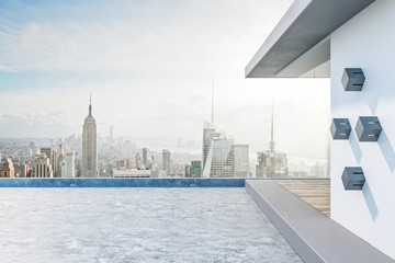 Beautiful rooftop with NY view