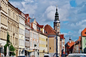 Fototapeta premium Obermarkt, Goerlitz, Saksonia
