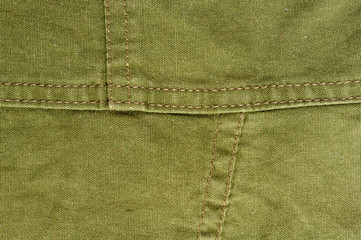 clothing items washed cotton fabric texture with seams
