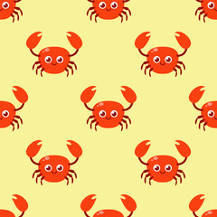 Cute crab pattern