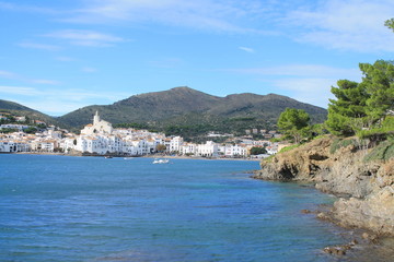 Fototapeta na wymiar The Amazing Spain village of Cadaques, Mediterranean sea, Costa Brava, Catalonia