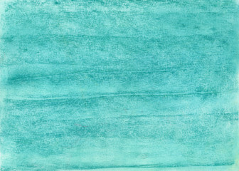 Turquoise hues handdrawn chalk pastel background / soft pastel texture