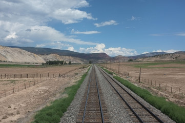Fototapeta na wymiar Colorado by rail