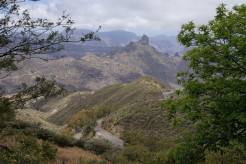 droga w górach Gran Canaria © juanitach