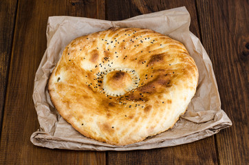 Tandoor cake, pita bread
