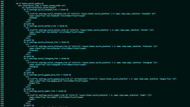 Code data background