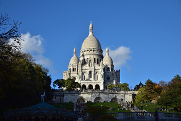 Sacré-Coeur à Paris Montmartre, France