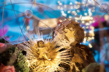 baby Jesus in the crib 
