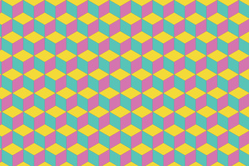 Flat geometric pattern texture. Multicolor abstract background for print and textile