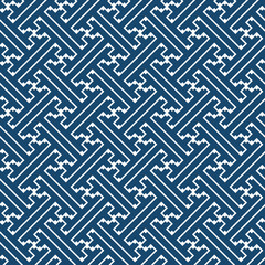 Chinese Seamless Geometric Pattern 