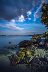 Nachtfotografie am Meer, Griechische Insel Antiparos