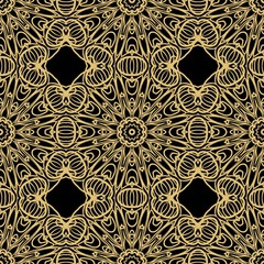 vector seamless pattern with abstract floral and leave style. Repeating sample figure and line. paper for scrapbook.