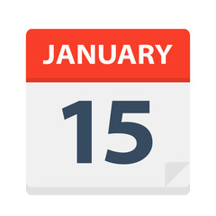 January 15 - Calendar Icon