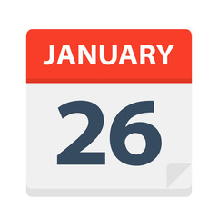 January 26 - Calendar Icon