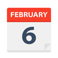 February 6 - Calendar Icon