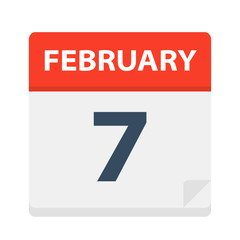 February 7 - Calendar Icon