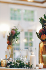 Elegant wedding candles