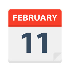 February 11 - Calendar Icon