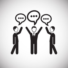 Peolpe connections outside the social networks icon