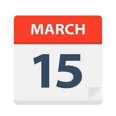 March 15 - Calendar Icon