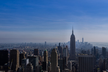 Fototapeta na wymiar View from Top of the Rock - New York City
