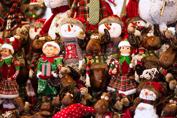 Christmas Market near Town Hall on Albert Square in Manchester, 