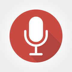 Microphone icon vector