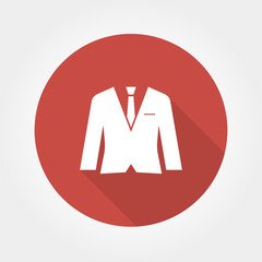 Suit icon vector