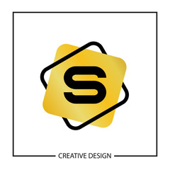Initial Letter S Logo Template Vector Design