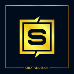 Initial Letter S Logo Template Vector Design