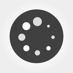 Loading icon. Indicator for loading progress