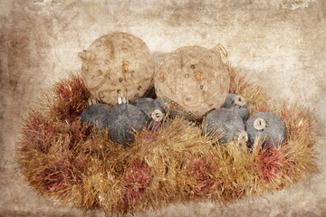 grunge christmas background