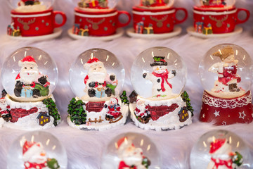 Christmas Market near Town Hall on Albert Square in Manchester, 