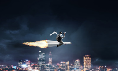 Business success and targets achievement concept.