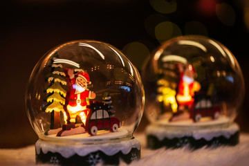 Christmas Market near Town Hall on Albert Square in Manchester, 