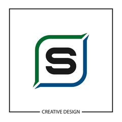 Initial Letter S Logo Template Vector Design