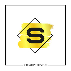 Initial Letter S Logo Template Vector Design