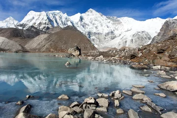Tableaux sur verre Cho Oyu mount Cho Oyu - Nepal Himalayas mountains