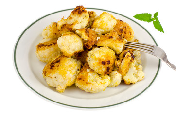 Cauliflower fried in batter