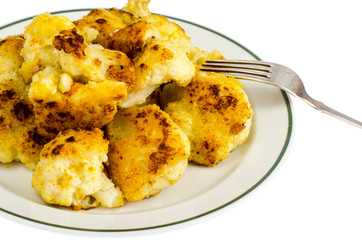 Cauliflower fried in batter