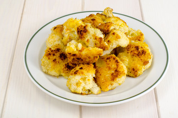 Cauliflower fried in batter