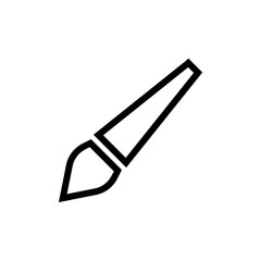 Brush icon vector isolated on background. Trendy sweet symbol. Pixel perfect. illustration EPS 10.