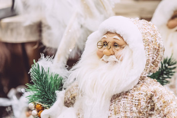 Figurine père noël, décoration de fetes