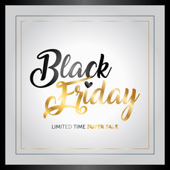 black friday sale concept vector illustration